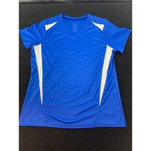 Augusta Sportswear Ladies XL Royal Blue V-Neck Moisture Management T-Shirt